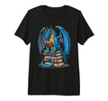 Dragon Reading Books Fantasy Book T-Shirt - Streetwear Style Men Women - T-Shirt, Sweatshirt, Hoodie