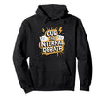 Cue Internal Debate Funny Overthinker Hoodie - Streetwear Style Unisex - T-Shirt, Sweatshirt, Hoodie