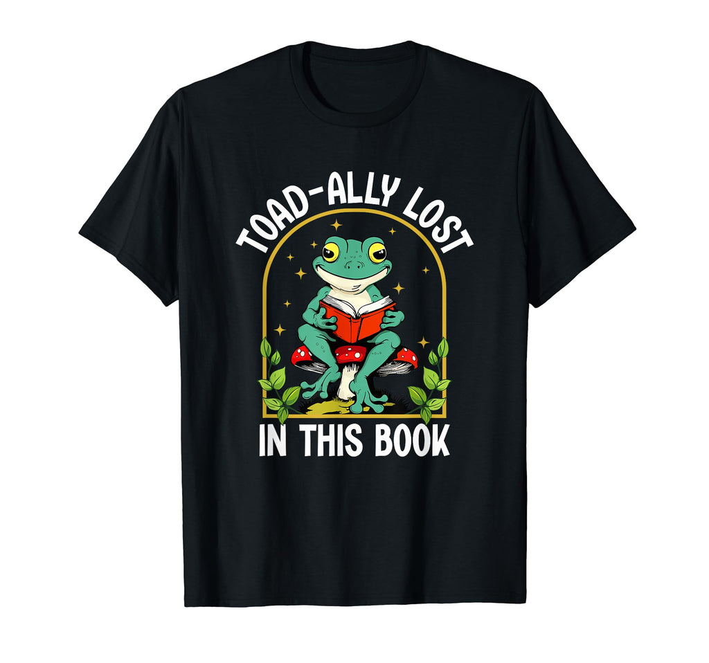 Toad Ally Lost This Book T-Shirt - Unique Graphic Unisex - T-Shirt, Sweatshirt, Hoodie