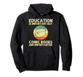 Comic Book Comic Book Lovers Books Nerd Hoodie - Graphic Print Unisex - T-Shirt, Sweatshirt, Hoodie