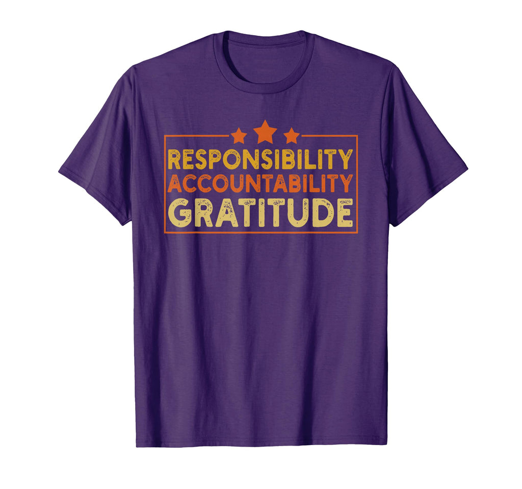 Responsibility Accountability T-Shirt - Unique Graphic for Adults - T-Shirt, Sweatshirt, Hoodie
