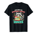 Just Here Emotional Support Snacks T-Shirt - Aesthetic Graphic for Adults - T-Shirt, Sweatshirt, Hoodie