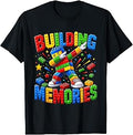 Building Memories Master Builder Dabbing Bricks Toys Blocks T-Shirt Unisex T-shirt, Sweatshirt, Hoodie, Long Sleeve Tee - T-Shirt, Sweatshirt, Hoodie