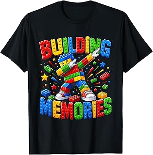 Building Memories Master Builder Dabbing Bricks Toys Blocks T-Shirt Unisex T-shirt, Sweatshirt, Hoodie, Long Sleeve Tee - T-Shirt, Sweatshirt, Hoodie