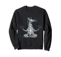 Meditation Zebra Yoga Pose Sweatshirt - Aesthetic Graphic for Adults - T-Shirt, Sweatshirt, Hoodie