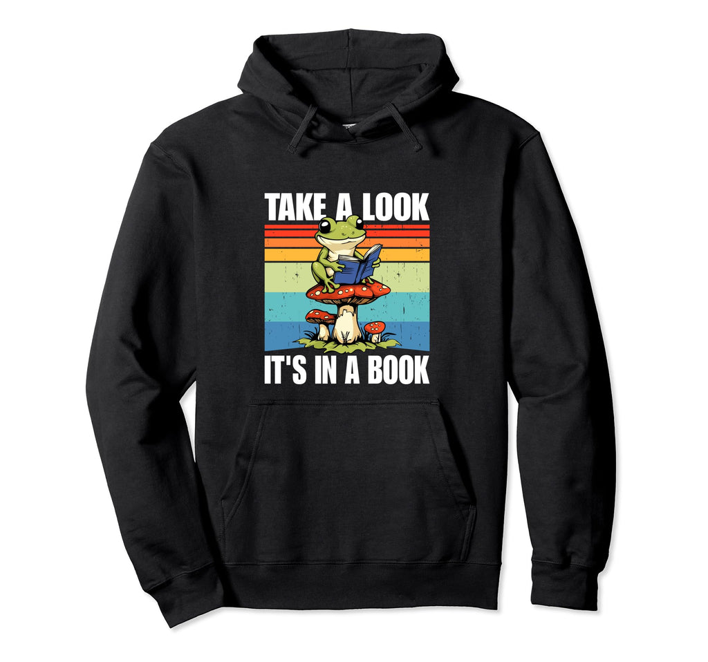 Take Its Book Reading Bookworm Hoodie - Novelty Apparel for Adults - T-Shirt, Sweatshirt, Hoodie
