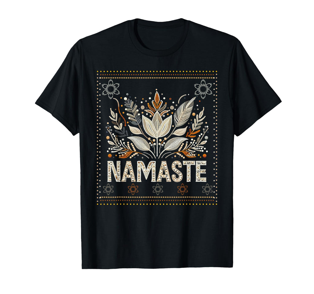 Namaste Botanical Zen Spiritual T-Shirt - Aesthetic Graphic for Adults - T-Shirt, Sweatshirt, Hoodie