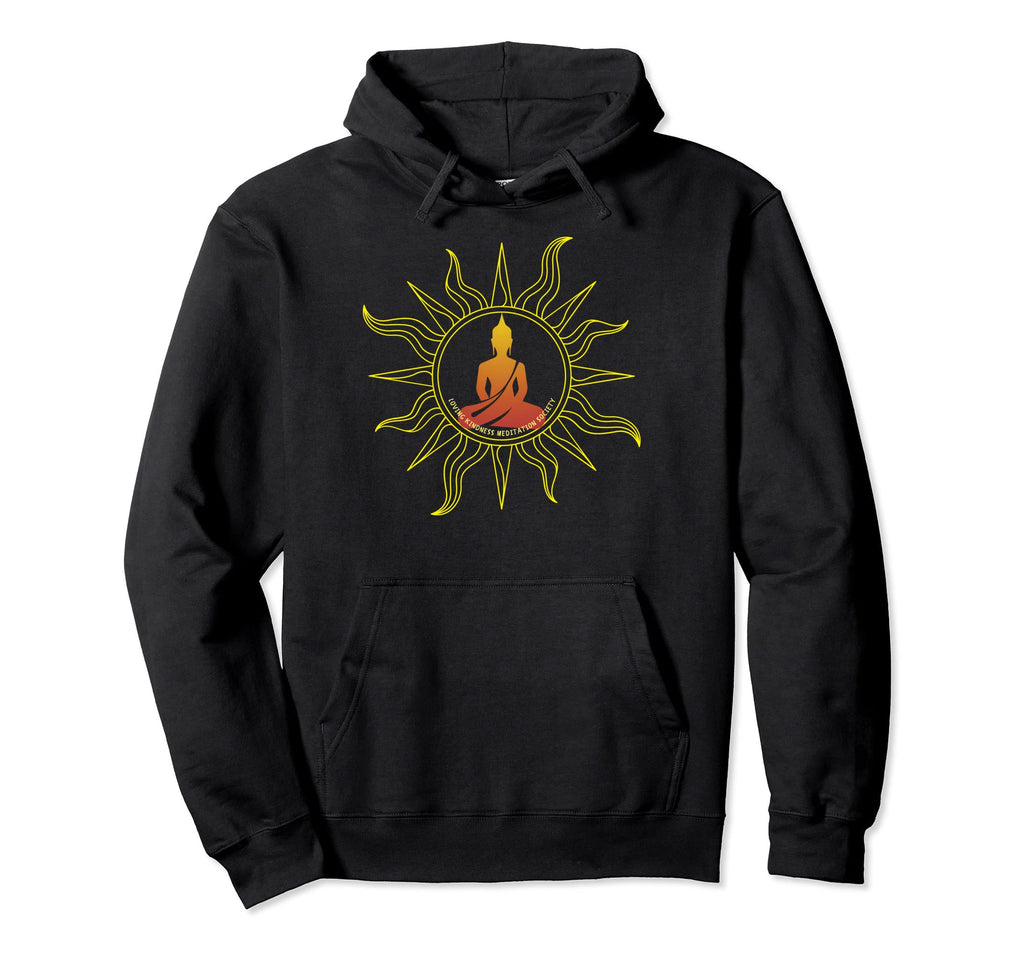 Buddha Mindfulness Buddhist Gautama Hoodie - Minimalist Print for Adults - T-Shirt, Sweatshirt, Hoodie