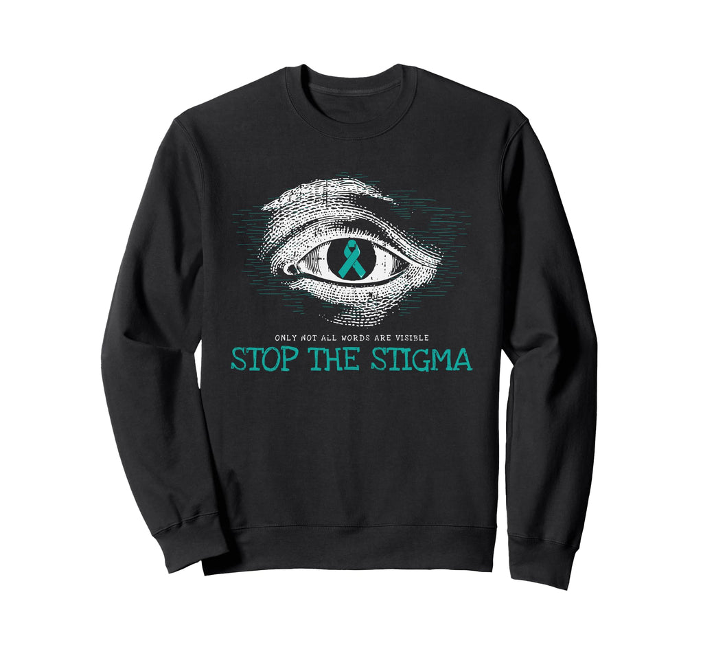 Stop End Stigma Ovarian Cancer Sweatshirt - Graphic Print for Adults - T-Shirt, Sweatshirt, Hoodie