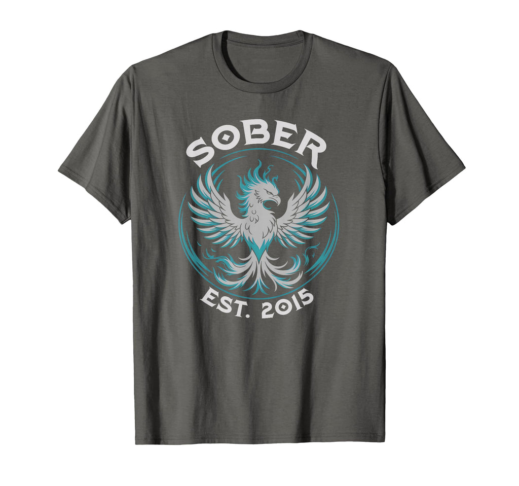 Funny Sober Since 2015 Aa Recovery T-Shirt - Streetwear Style Men Women - T-Shirt, Sweatshirt, Hoodie