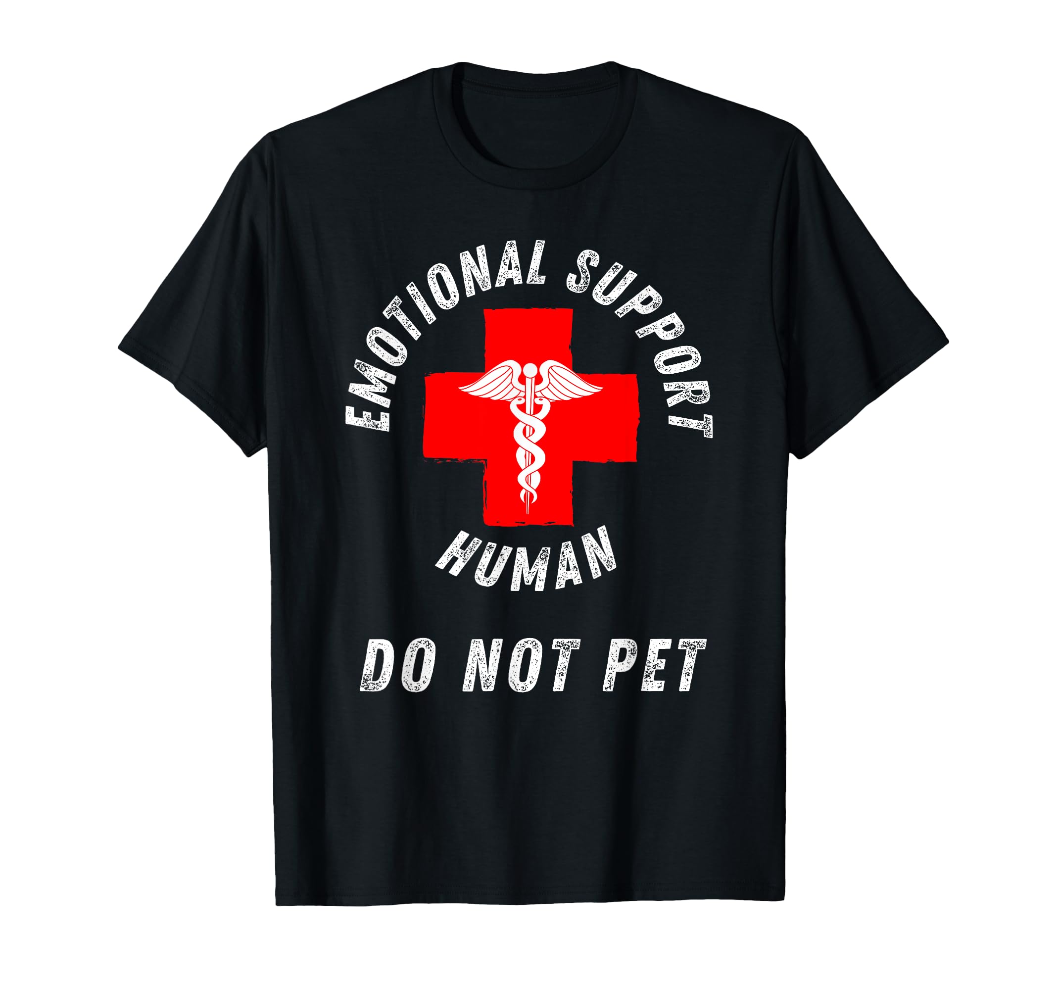 Emotional Support Human Do Not Pet T-Shirt - Custom Art Print for Adults - T-Shirt, Sweatshirt, Hoodie