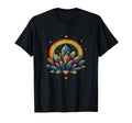 Rainbow Crystal Cluster Spiritual T-Shirt - Unique Graphic Men Women - T-Shirt, Sweatshirt, Hoodie