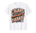 Cigars Are My Therapy Cigars T T-Shirt - Minimalist Print for Adults - T-Shirt, Sweatshirt, Hoodie