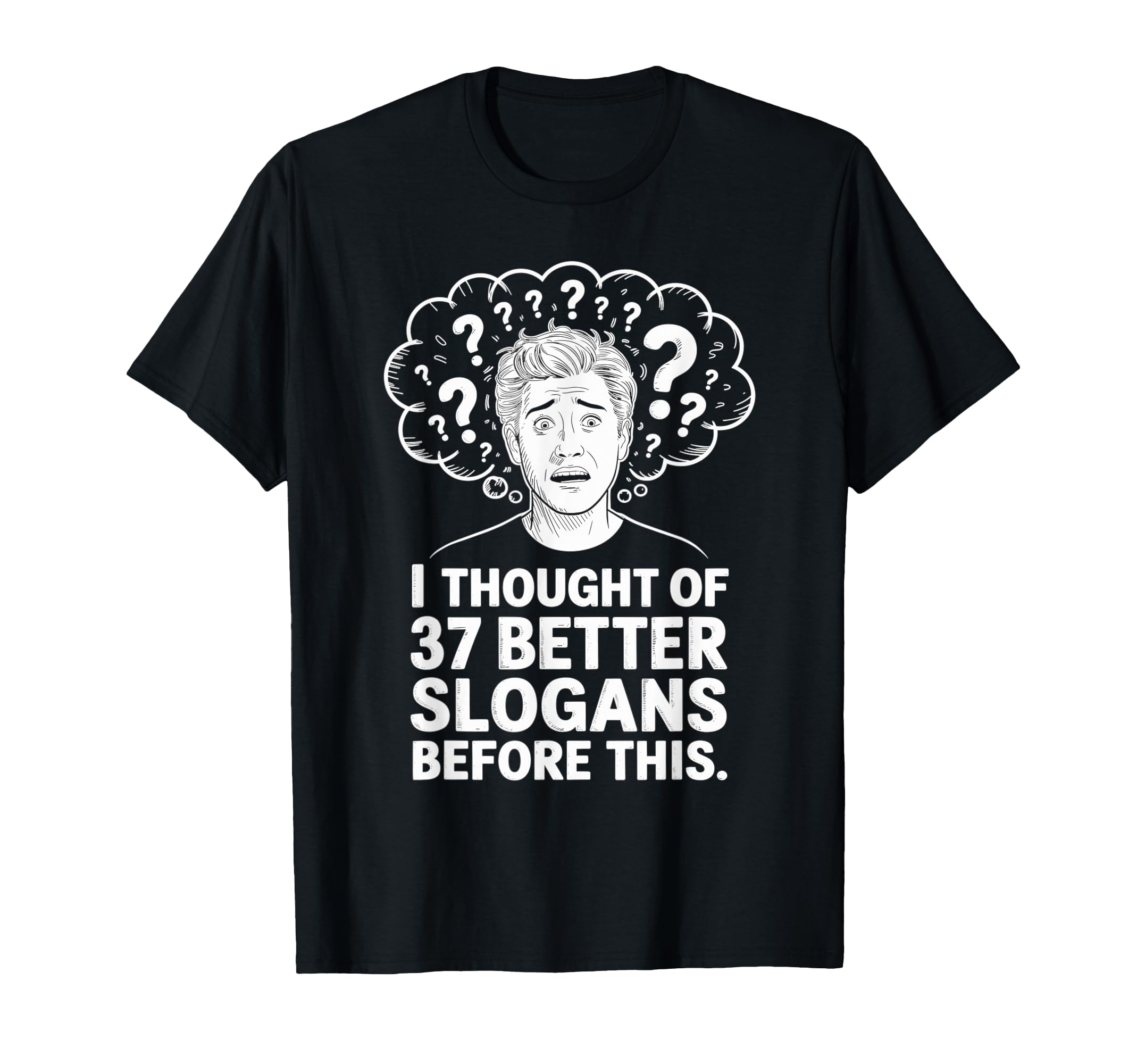 Overthinker Thought Bubble Chaos T-Shirt - Unique Graphic Men Women - T-Shirt, Sweatshirt, Hoodie