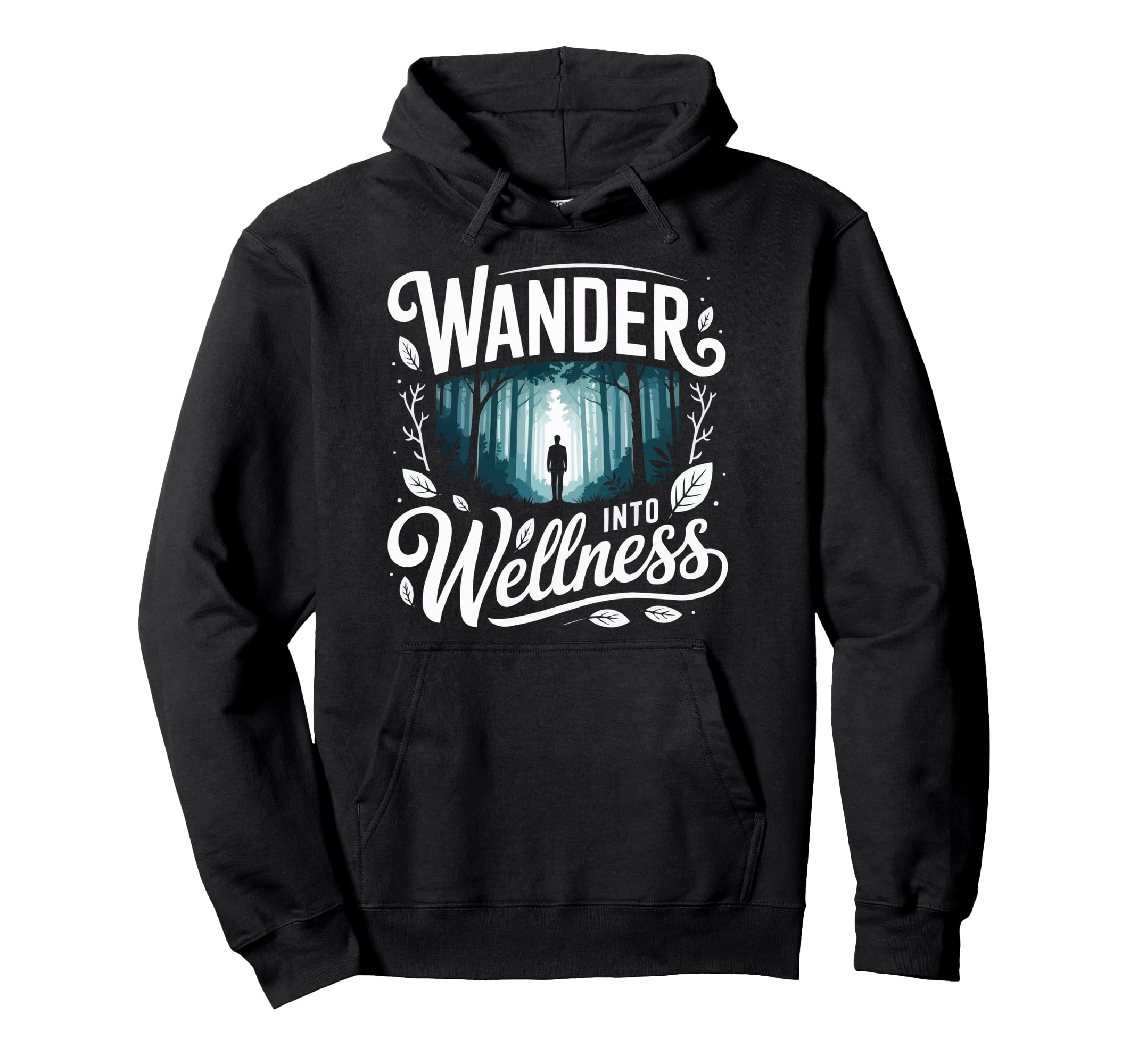 Shinrin Yoku Nature Therapy Tree Relaxation Hoodie - Unique Graphic Unisex - T-Shirt, Sweatshirt, Hoodie