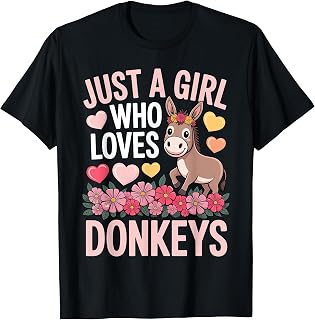 Funny Donkey Art for Women Girls Mom Miniature Mule Donkey T-Shirt Unisex T-shirt, Sweatshirt, Hoodie, Long Sleeve Tee - T-Shirt, Sweatshirt, Hoodie
