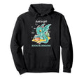 Just Who Loves Dragons And Books Kawaii Hoodie - Unique Graphic for Adults - T-Shirt, Sweatshirt, Hoodie