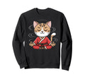Zen Cat Meditation Kawaii Calm Sweatshirt - Aesthetic Graphic Men Women - T-Shirt, Sweatshirt, Hoodie