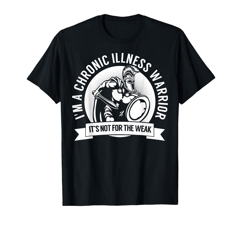 Chronic Illness Spartan Warrior T-Shirt - Novelty Apparel Men Women - T-Shirt, Sweatshirt, Hoodie