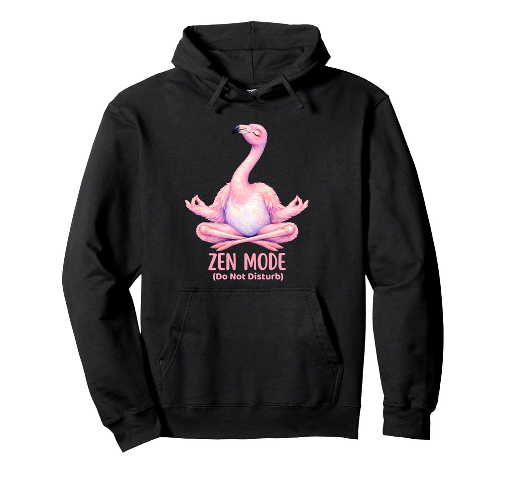 Funny Buddhist Meditation Zen Mode Hoodie - Graphic Print for Adults - T-Shirt, Sweatshirt, Hoodie