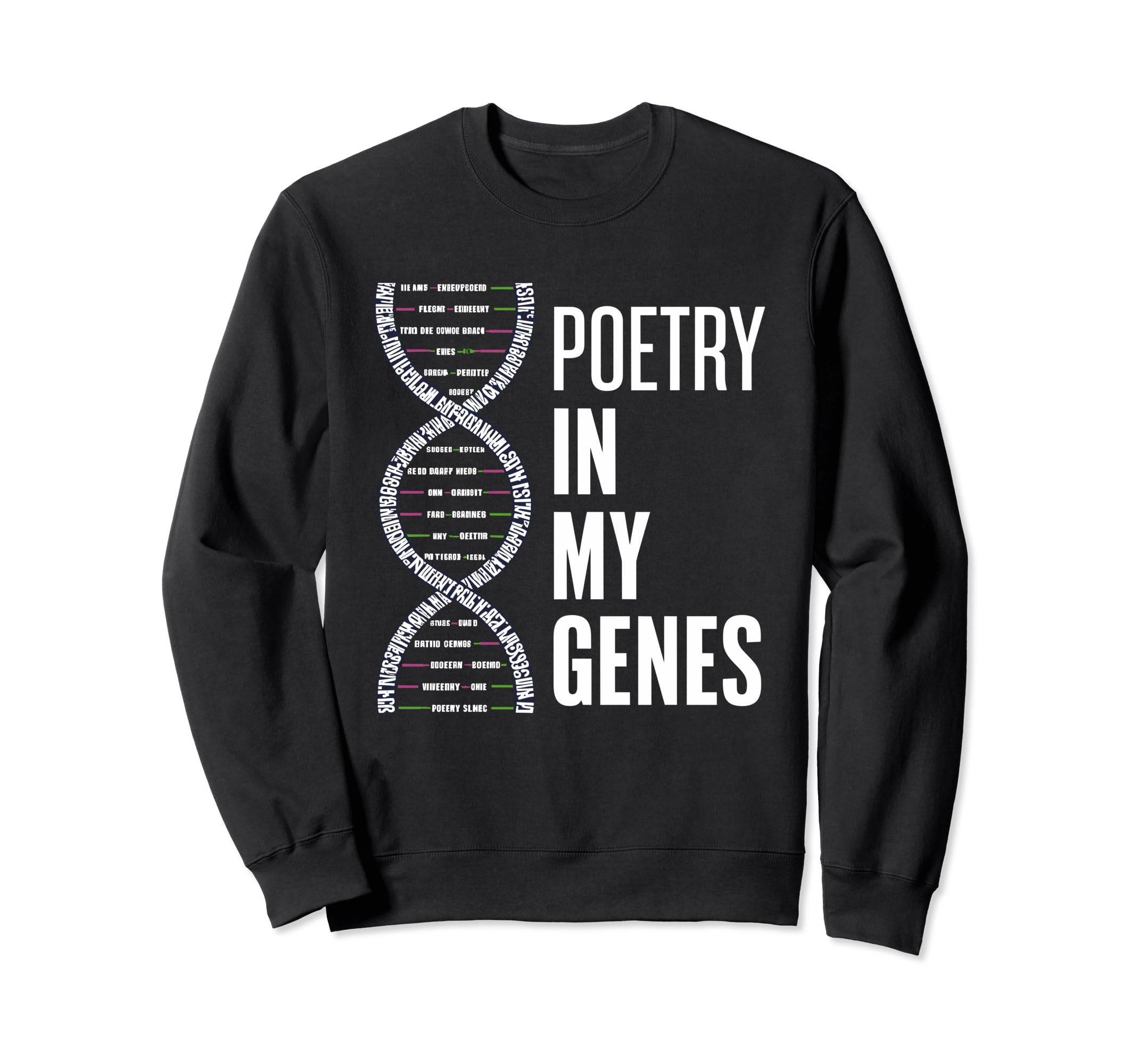 Poetry Slam Writer Poet Literature Sweatshirt - Minimalist Print Unisex - T-Shirt, Sweatshirt, Hoodie