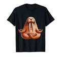 Meditation Walrus Yoga Pose Relaxing T-Shirt - Trendy Graphic Men Women - T-Shirt, Sweatshirt, Hoodie