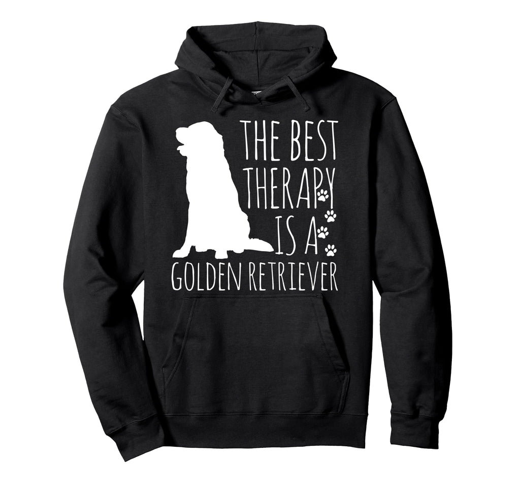Golden Retrievers Are Best Therapy Dog Hoodie - Unique Graphic Unisex - T-Shirt, Sweatshirt, Hoodie