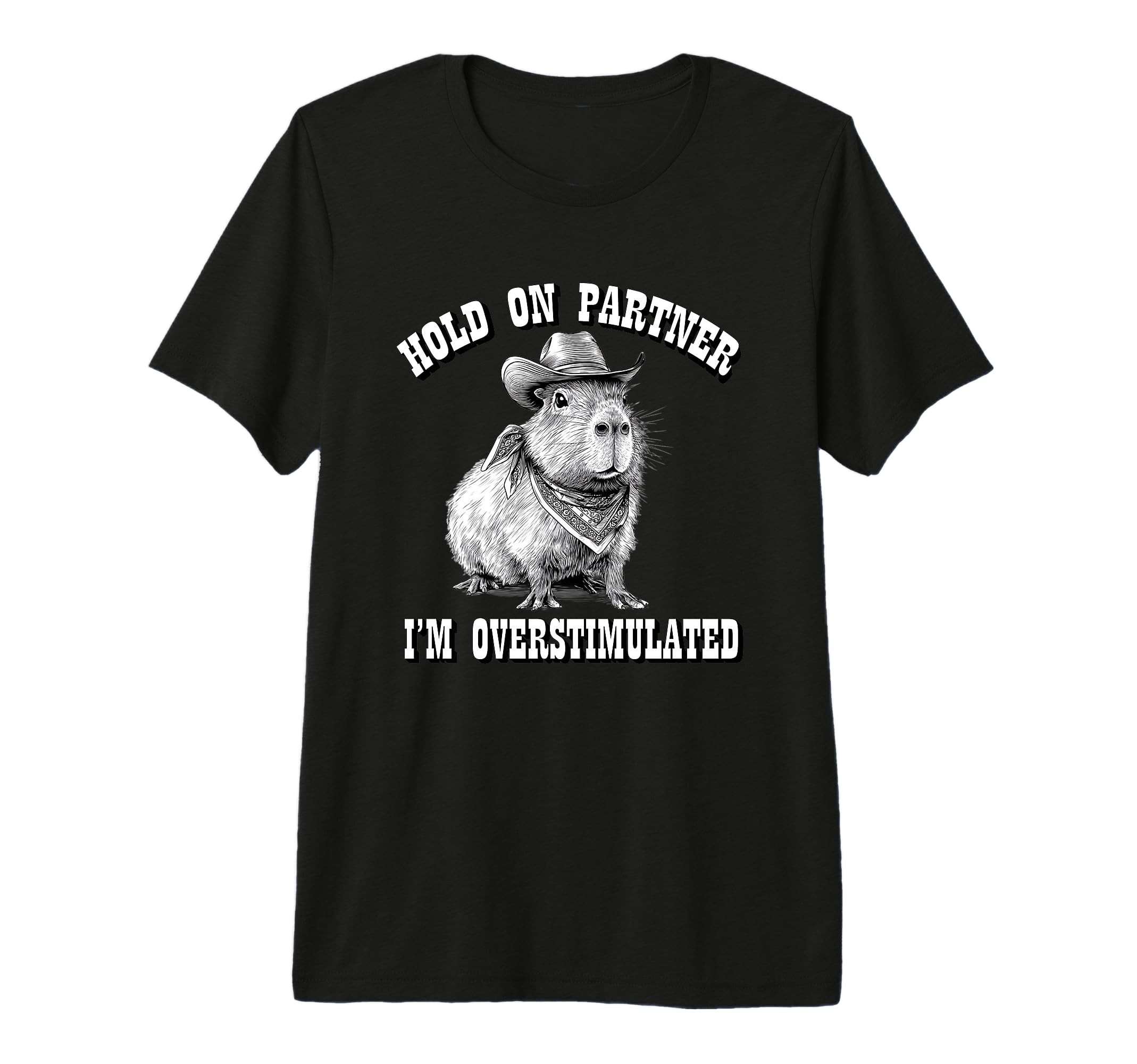 Funny Adhd Western Howdy Partner T-Shirt - Graphic Print Unisex - T-Shirt, Sweatshirt, Hoodie