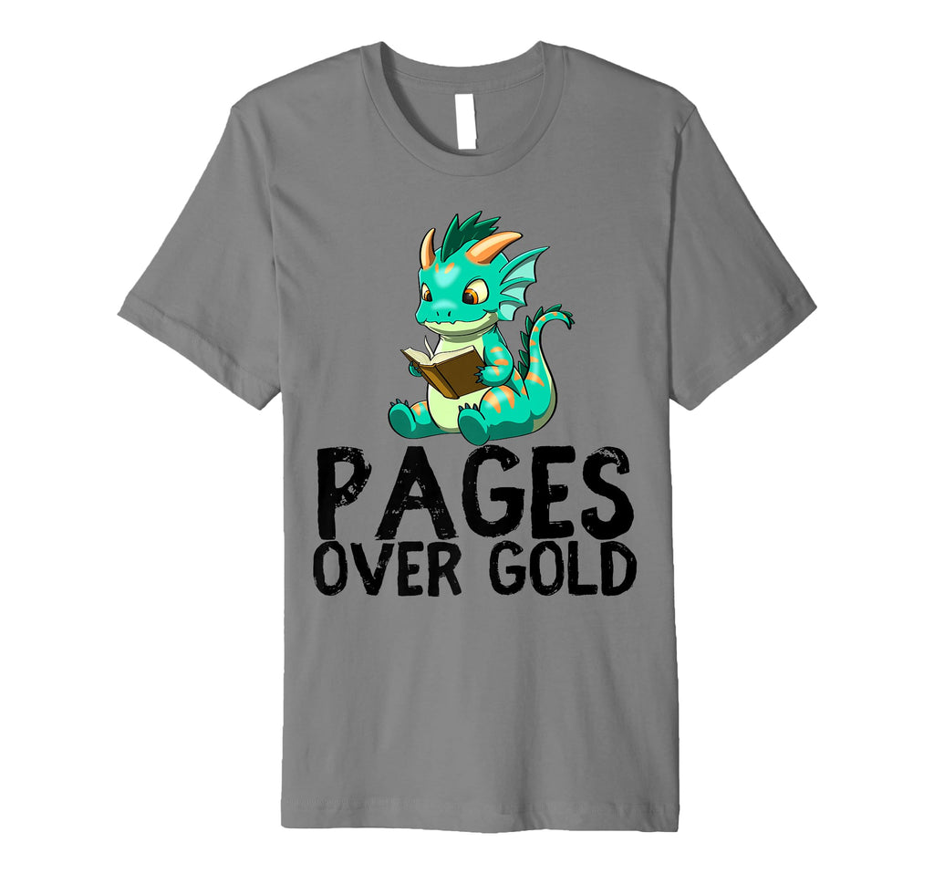 Dragon Reading Book Worm Nerd School Read T-Shirt - Trendy Graphic Unisex - T-Shirt, Sweatshirt, Hoodie