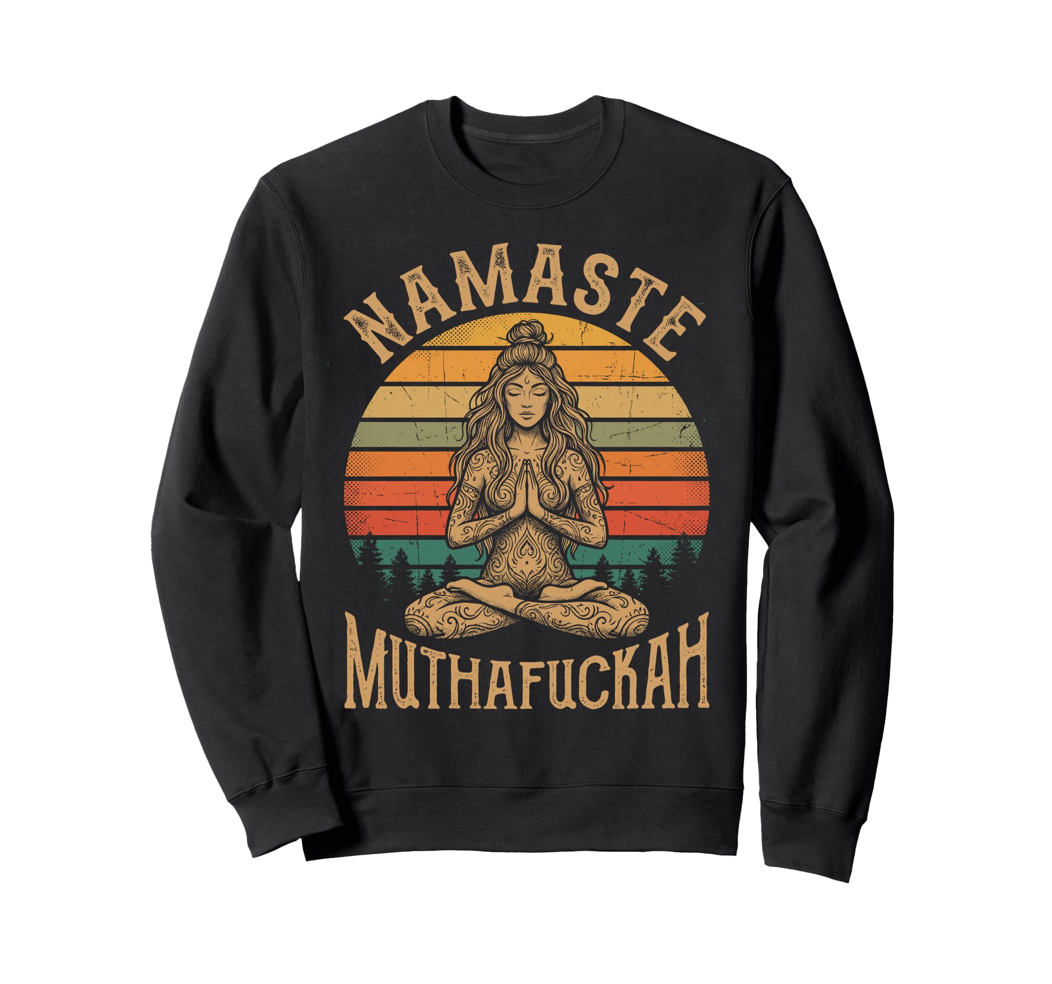 Yoga Meditation Chakras Namaste Sweatshirt - Streetwear Style for Adults - T-Shirt, Sweatshirt, Hoodie