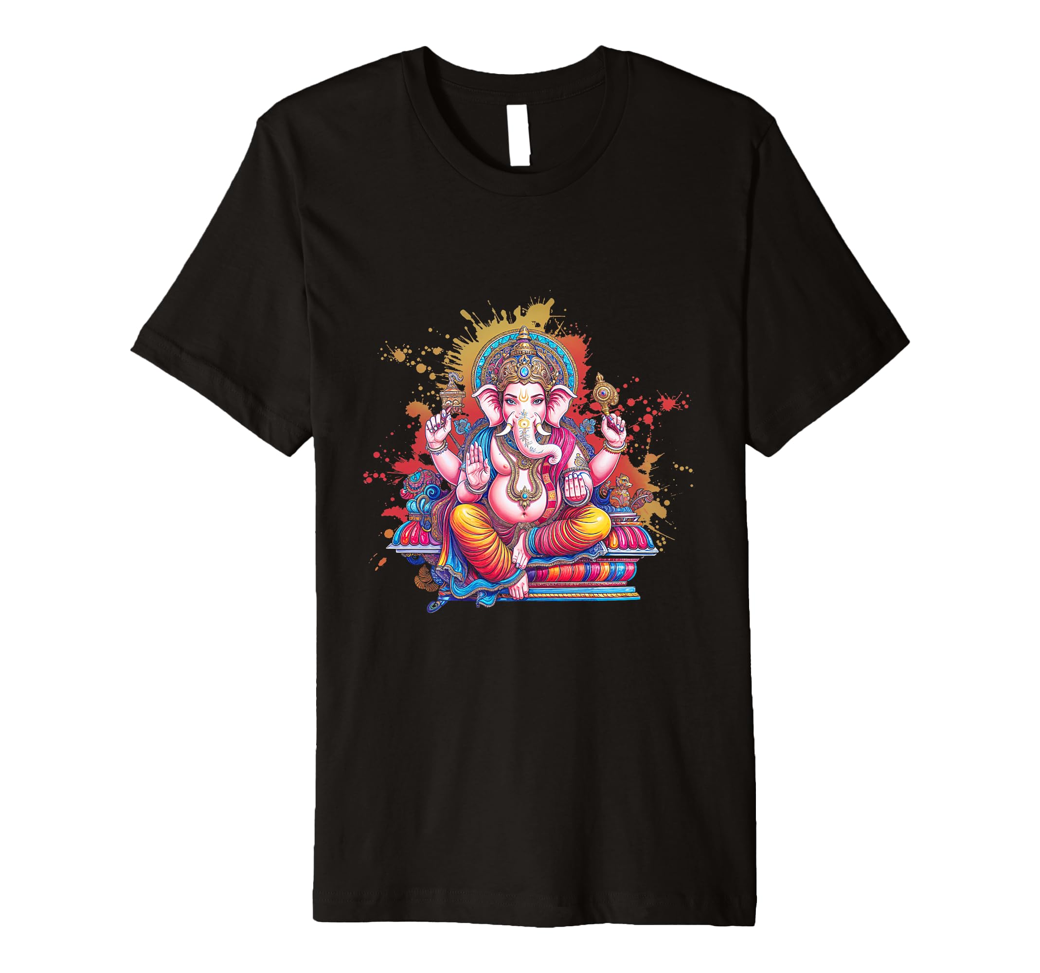 Ganesha Spiritual Art Hindu T-Shirt - Casual Everyday Wear for Adults - T-Shirt, Sweatshirt, Hoodie