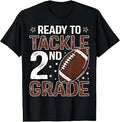 Ready to Tackle 2nd Grade Football Boys First Day of School T-Shirt Unisex T-shirt, Sweatshirt, Hoodie, Long Sleeve Tee - T-Shirt, Sweatshirt, Hoodie
