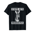 Zebra Overthinkers And Deep Minds T-Shirt - Minimalist Print Men Women - T-Shirt, Sweatshirt, Hoodie