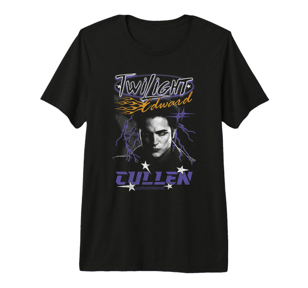 Twilight Edward Cullen Y2K Lightning T-Shirt - Custom Art Print Men Women - T-Shirt, Sweatshirt, Hoodie