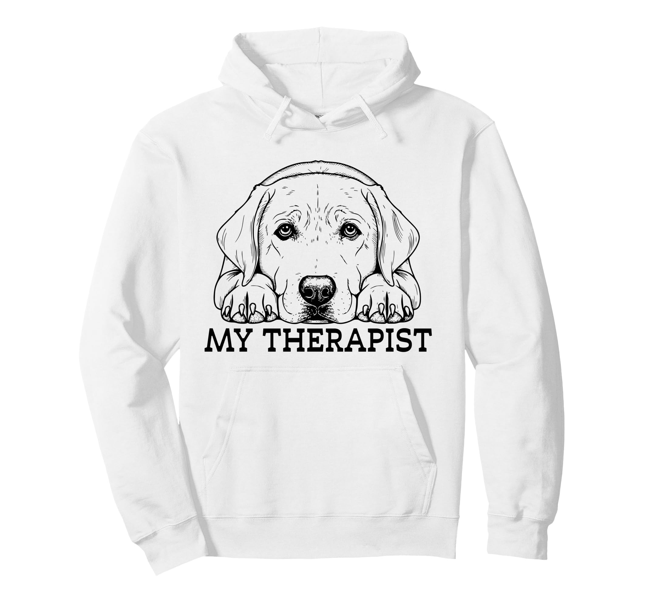 Funny Dog Owner Therapy Dog Lover Hoodie - Novelty Apparel Men Women - T-Shirt, Sweatshirt, Hoodie