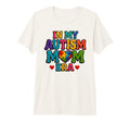 My Autism Mom Era Puzzle Heart T-Shirt - Minimalist Print for Adults - T-Shirt, Sweatshirt, Hoodie