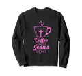 Coffee Gets Me Started Jesus Sweatshirt - Aesthetic Graphic Men Women - T-Shirt, Sweatshirt, Hoodie