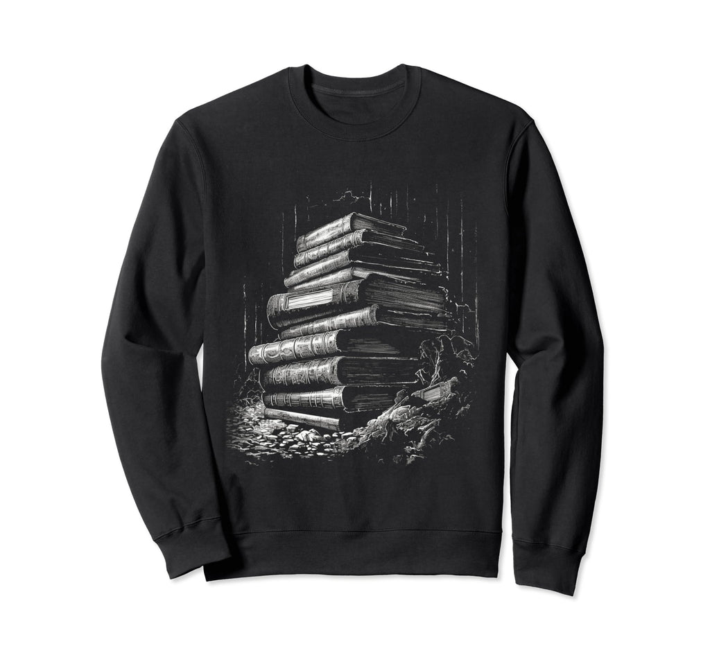 Books Reading Book Lover Literacy Sweatshirt - Trendy Graphic for Adults - T-Shirt, Sweatshirt, Hoodie