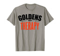 Goldens Are My Therapy Funny Dog T-Shirt - Custom Art Print Men Women - T-Shirt, Sweatshirt, Hoodie