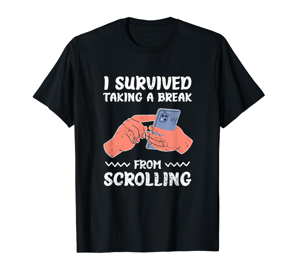 Take Break Social Media Social Media T-Shirt - Custom Art Print for Adults - T-Shirt, Sweatshirt, Hoodie