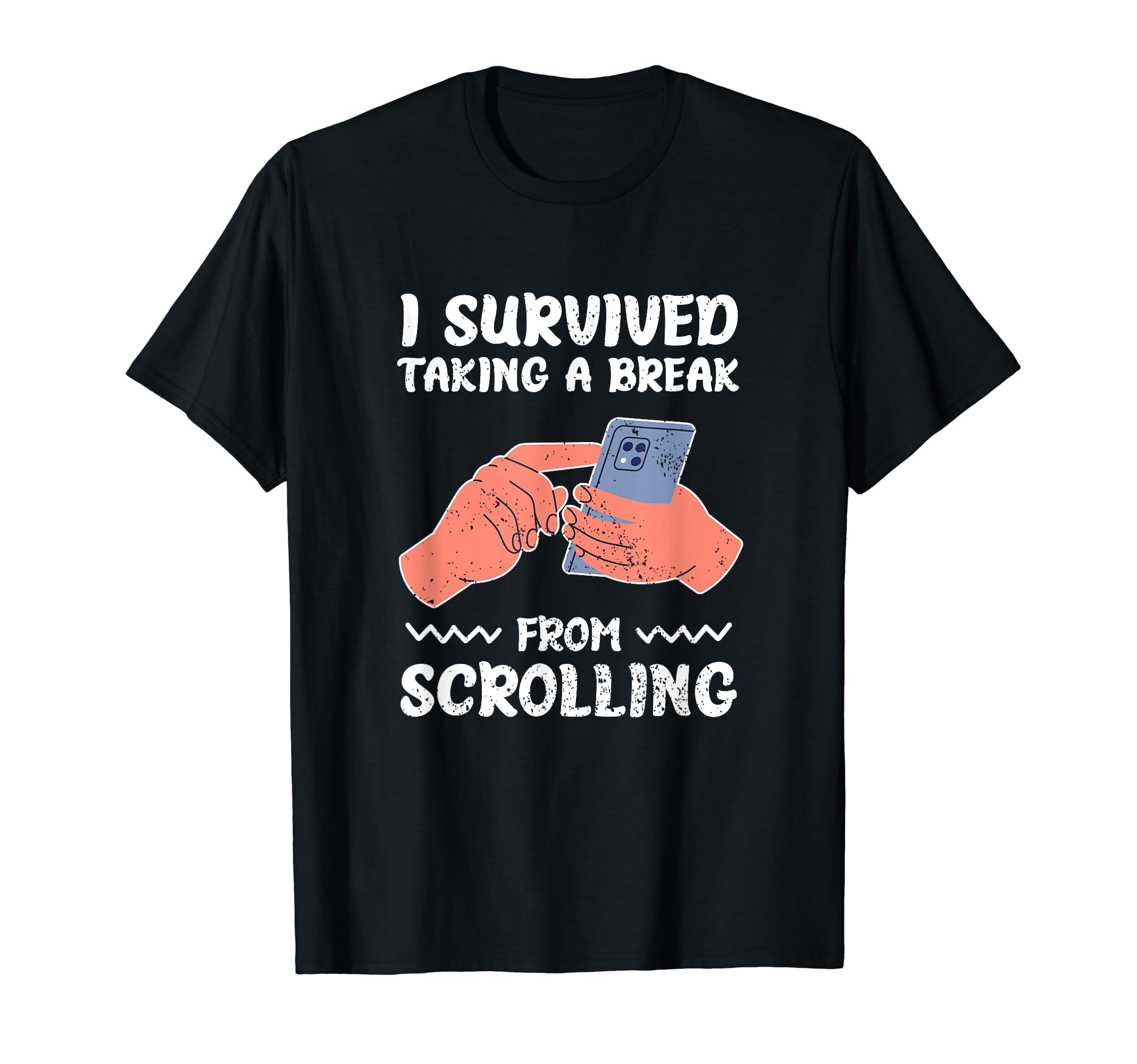 Take Break Social Media Social Media T-Shirt - Custom Art Print for Adults - T-Shirt, Sweatshirt, Hoodie