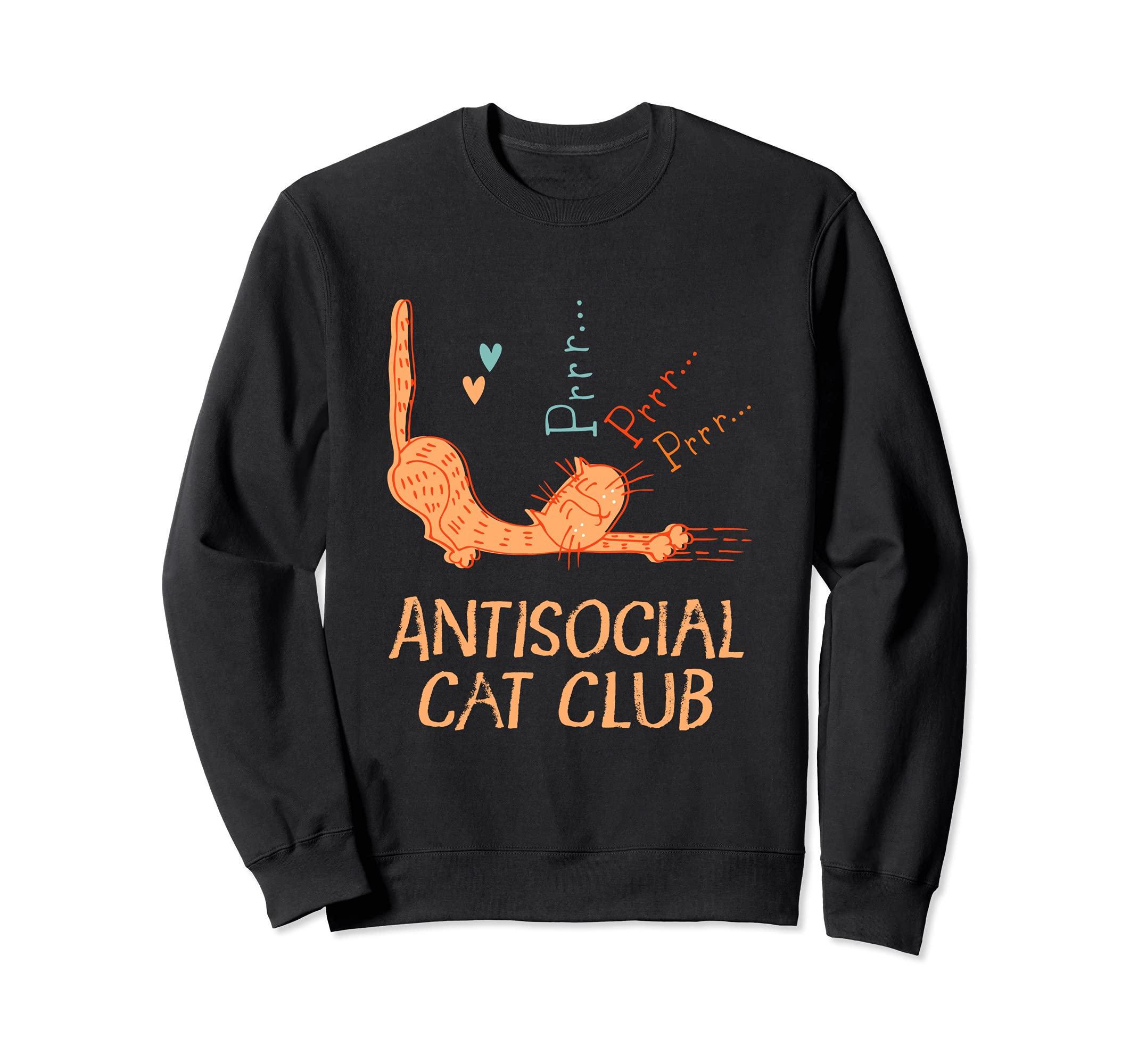 Antisocial Cat Club Introvert Cat Sweatshirt - Streetwear Style Unisex - T-Shirt, Sweatshirt, Hoodie