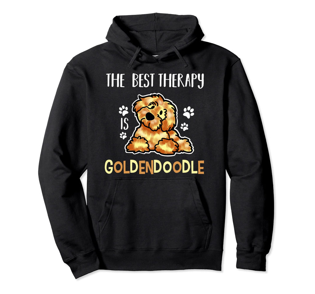 Womens Goldendoodle Best Therapy Gift Hoodie - Streetwear Style Men Women - T-Shirt, Sweatshirt, Hoodie