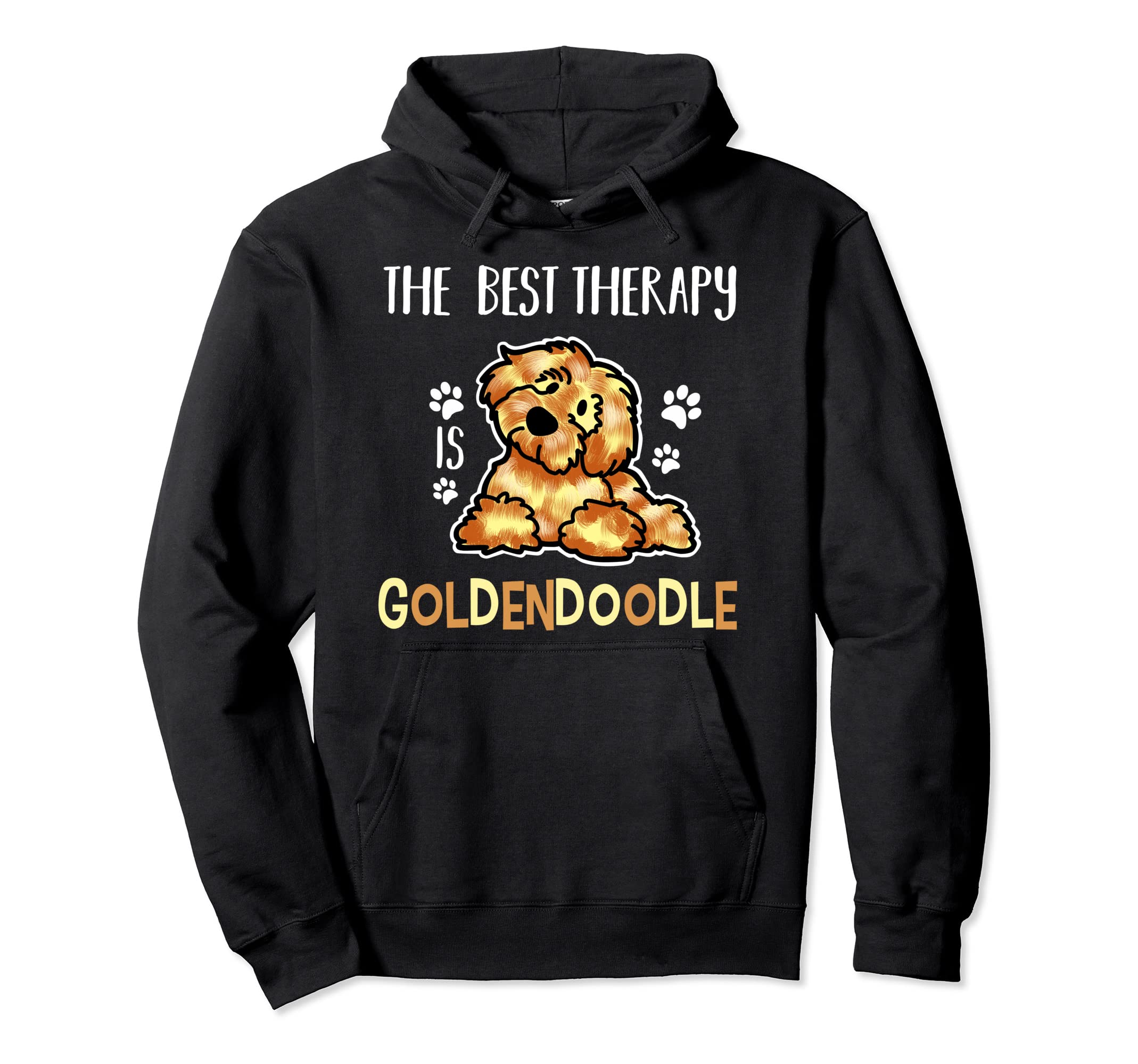 Womens Goldendoodle Best Therapy Gift Hoodie - Streetwear Style Men Women - T-Shirt, Sweatshirt, Hoodie