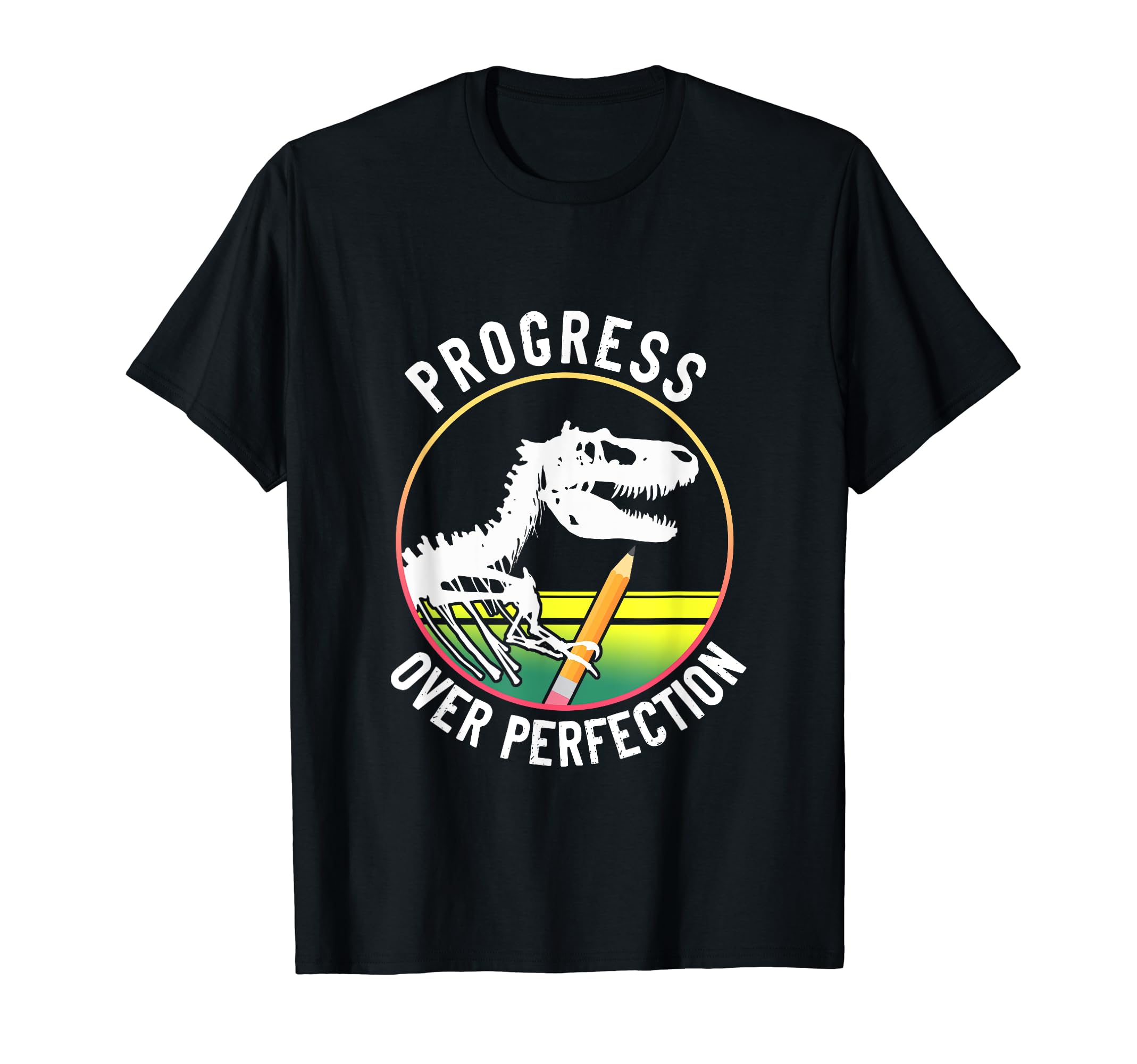 Motivational Progress Over Perfection T-Shirt - Unique Graphic Unisex - T-Shirt, Sweatshirt, Hoodie