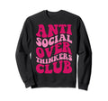 Anti Social Overthinkers Club Sweatshirt - Novelty Apparel for Adults - T-Shirt, Sweatshirt, Hoodie