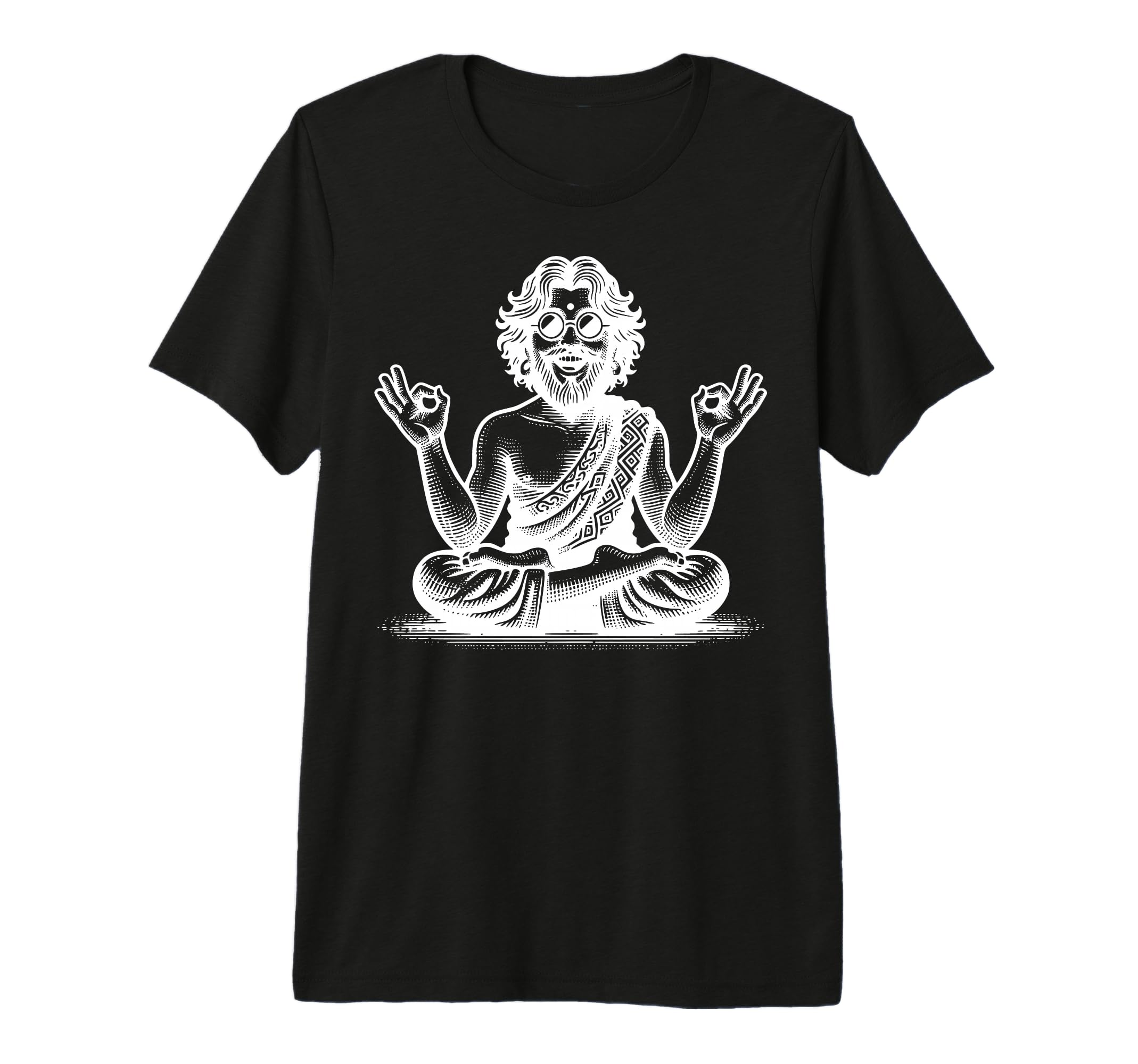 Meditate And Elevate Meditating T-Shirt - Aesthetic Graphic Men Women - T-Shirt, Sweatshirt, Hoodie