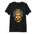 Buddha Headphones Mindfulness Music Boho T-Shirt - Streetwear Style Unisex - T-Shirt, Sweatshirt, Hoodie