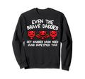Even Baddies Get Saddies Funny Sweatshirt - Aesthetic Graphic Unisex - T-Shirt, Sweatshirt, Hoodie