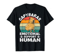 Capybaras Emotional Support Human T-Shirt - Novelty Apparel for Adults - T-Shirt, Sweatshirt, Hoodie